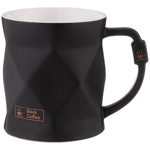 Кружка фарфор 390мл BLACK COFFEE Lefard 260-983