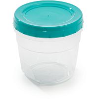 Контейнер для хранения круглый 0,5л Ассорти Полимербыт C432