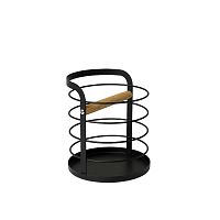 Подставка для столовых приборов 13*14,5см ЧЕРНЫЙ Магамакс WK-1BL