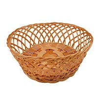 Корзина для столовых приборов 28*11см ПОЛИРОТАНГ ажурная Магамакс Zong-21