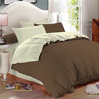 КПБ 1,5сп сатин 70*70см однотонный CARIBOU Amore Mio Single BZ Spo