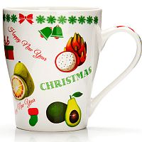 Кружка  LORAINE 340мл Фрукты  подар/упак 26576-1