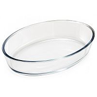 Форма для запекания стекло 35*24см овальная Appetite PLD10
