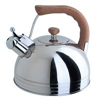 Уценка Чайник нерж. сталь 2,5л Regent TEA Люкс индукция свисток 93-2503B.1