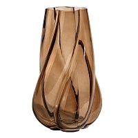 Ваза стекло 17*15,5*28,3см КОРИЧНЕВЫЙ Магамакс Ekg-23