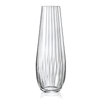 Ваза стекло 34см OPTIC WATERFALL декорированная Crystalex 82237/340/22