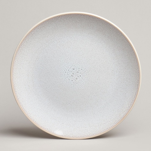 Тарелка обеденная керамика 27см CROCUS бежевый Bronco 577-218