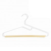 Комплект вешалок-плечиков 3шт 43см ФРИДА металлические (белый) Master House 75953