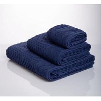 Полотенце махровое 70*140см LORENZO 500г/м2 синий АМБ