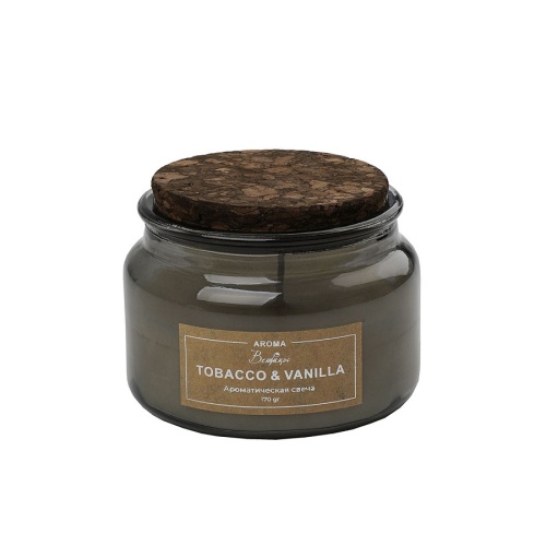 Аромасвеча в банке 10*6,5см TOBACCO&VANILLA Магамакс YJC-5 Аромасвеча в банке 10*6,5см TOBACCO&VANILLA Магамакс YJC-5