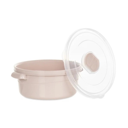 Контейнер для хранения круглый 1,0л розовый Hobby Life HL021518P