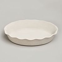 Форма для запекания керамика 33*23,5см BEIGE овальная Agness 780-125