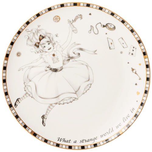 Тарелка десертная фарфор 20см WONDERLAND АЛИСА Lefard 590-531