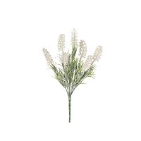 Цветок искусственный 30см ЛАВАНДА белый Магамакс E4-248BL