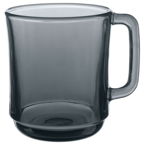 Кружка серое стекло 310мл BASILICO GREY Стекло Дымка 62510-12