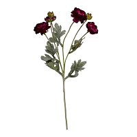 Цветок искусственный 67см ПИОН темно-розовый Магамакс HFW-47