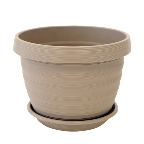 Горшок пластик 20см ТОЛЕДО с поддоном (фраппе) Магамакс 5PL0430 Горшок пластик 20см ТОЛЕДО с поддоном (фраппе) Магамакс 5PL0430