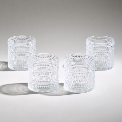 Набор стаканов 4шт 390мл BUBBLES низкие Lefard 675-111