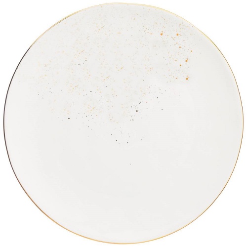 Тарелка десертная фарфор 22см GOLD Bronco 263-1081