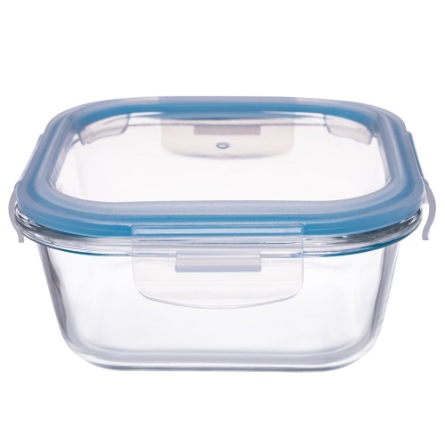 Контейнер квадратный 0,52л стекло СИНИЙ Appetite SL520SB Контейнер квадратный 0,52л стекло СИНИЙ Appetite SL520SB