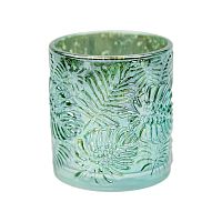 Подсвечник стекло 8,5*10см ГОЛУБОЙ Магамакс NGB-11