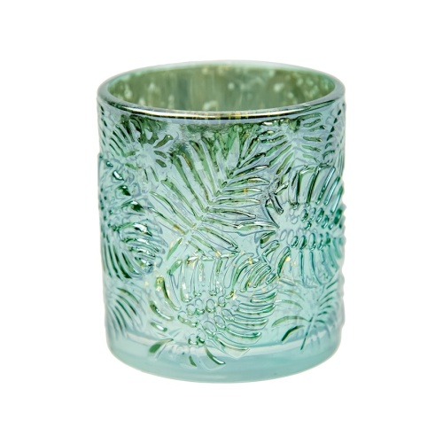 Подсвечник стекло 8,5*10см ГОЛУБОЙ Магамакс NGB-11