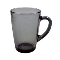 Кружка серое стекло 300мл КАПУЧИНО графит OSZ 25C2409
