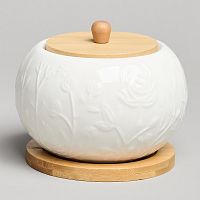 Сахарница фарфор 450мл 12*9,5см MEADOW на подставке Lefard 587-208