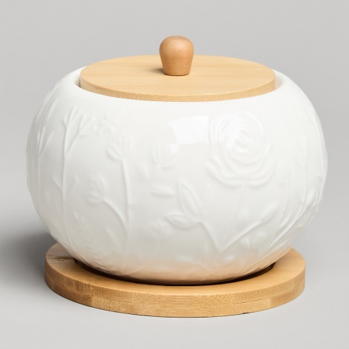 Сахарница фарфор 450мл 12*9,5см MEADOW на подставке Lefard 587-208 Сахарница фарфор 450мл 12*9,5см MEADOW на подставке Lefard 587-208