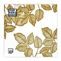 Салфетки бумажные HOME COLLECTION 20шт 33*33см 3сл Золотая осень 1/12