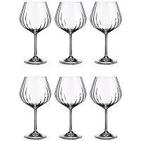 Набор бокалов для вина 6шт 570мл WATERFALL Bohemia Crystal 674-793