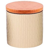 Банка для сыпучих фарфор 580мл ШАРМ-3 бежевый Appetite WJSHARM-3