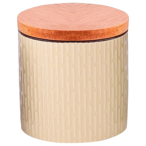 Банка для сыпучих фарфор 580мл ШАРМ-3 бежевый Appetite WJSHARM-3