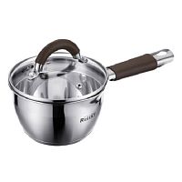 Ковш нерж. сталь 1,1л 14см Regent TRUFFLE со стекл. крышкой индукция 67-0114
