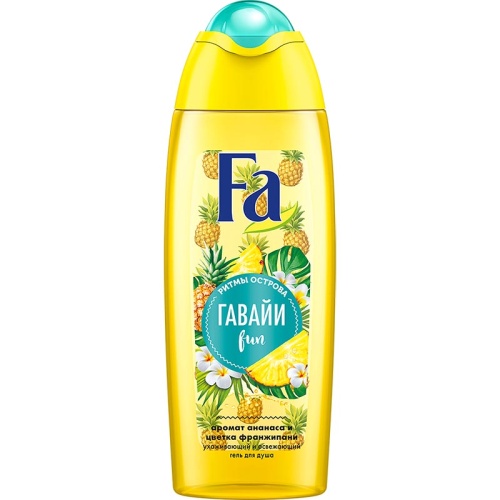 Гель для душа FA 250мл Ритмы острова Гавайи Ананас 1/10