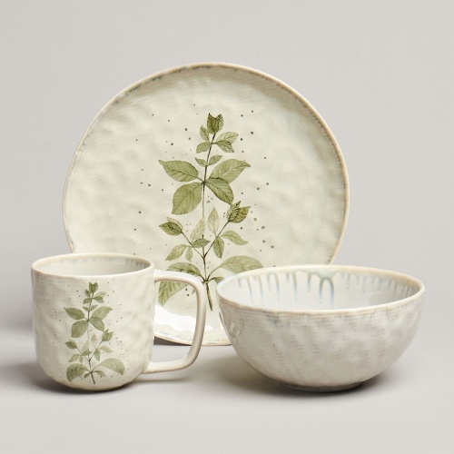 Набор посуды на 1 перс. 3пр фарфор FLOWERS Lefard 260-1032