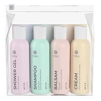Подарочный набор FABRIK COSMETOLOGY WOMEN (шампунь 100мл+бальзам 100мл+гель 100мл+крем 100мл+косметичка)