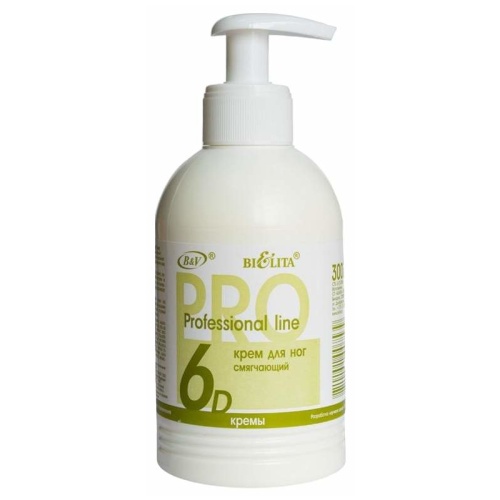 Крем для ног БЕЛИТА 300мл Professional Line 6D Смягчающий 1/5