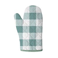Прихватка-рукавица рогожка 18*28см ХВОЙНАЯ КЛЕТКА рис. 60163-3 Vse Doma