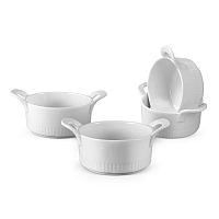 Набор форм для запекания керамика 4шт 10см круглые Taller TR-66408