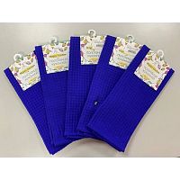 Полотенце вафельное 40*60см СИНИЙ Votex Home