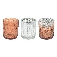 Подсвечник-стакан 5,5*6,5см TEALIGHT Ассорти Купман ACC695180