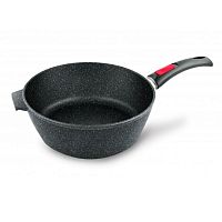 Сотейник 26см Нева КАМЕННАЯ литой алюм. АП со съем. ручкой 181326