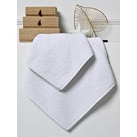 Полотенце махровое 70*140см ЭПОНЖ белый АМБ (TR)