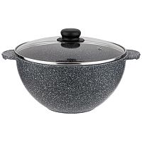 Казан 4,0л Agness GRACE литой алюм. АП со стекл. крышкой 899-222
