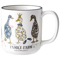 Кружка фарфор 480мл FAMILY FARM ГУСИ Lefard 263-1445