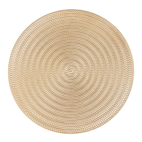 Мат на стол ПВХ 38см DESCO ЗОЛОТО Regent 93-DE-PM-03-08