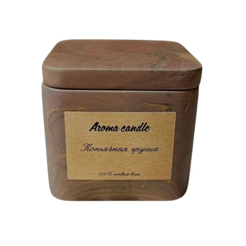Аромасвеча в кубе КОНЬЯЧНАЯ ГРУША Aroma Candle Аромасвеча в кубе КОНЬЯЧНАЯ ГРУША Aroma Candle