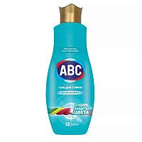 Гель для стирки ABC 1,5л для цветного белья 25 стирок 1/3
