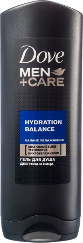 Гель для душа DOVE 250мл MEN "Баланс Увлажнения" 